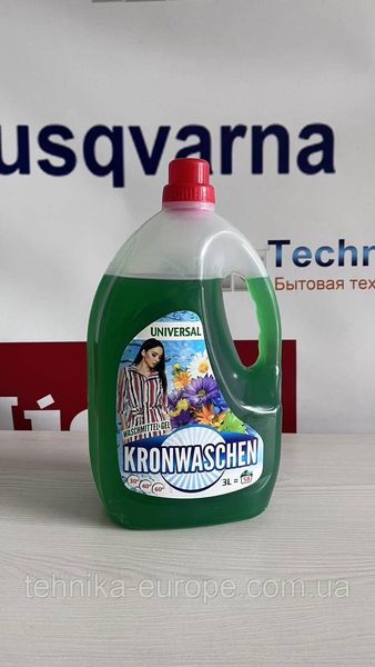 Гель для прання 3 л Kronwaschen universal 58 циклов F46 F46 фото