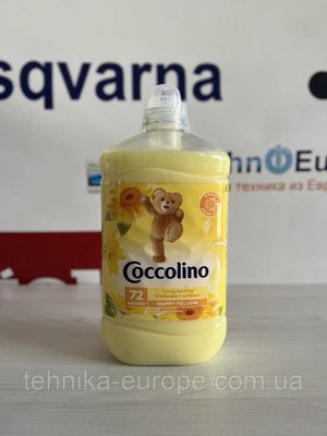 Кондиціонер для білизни Coccolino Happy Yellow 1,8л 72 прання E18 E18 фото