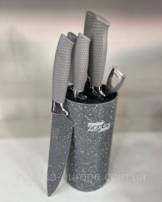 Набір кухонних ножів із підставкою Zepline ZP -046 ZP-046 фото
